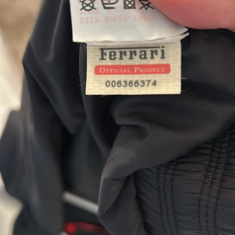 Authentic scuderia Ferrari black racer jacket puma women’s med - Picture 14 of 14
